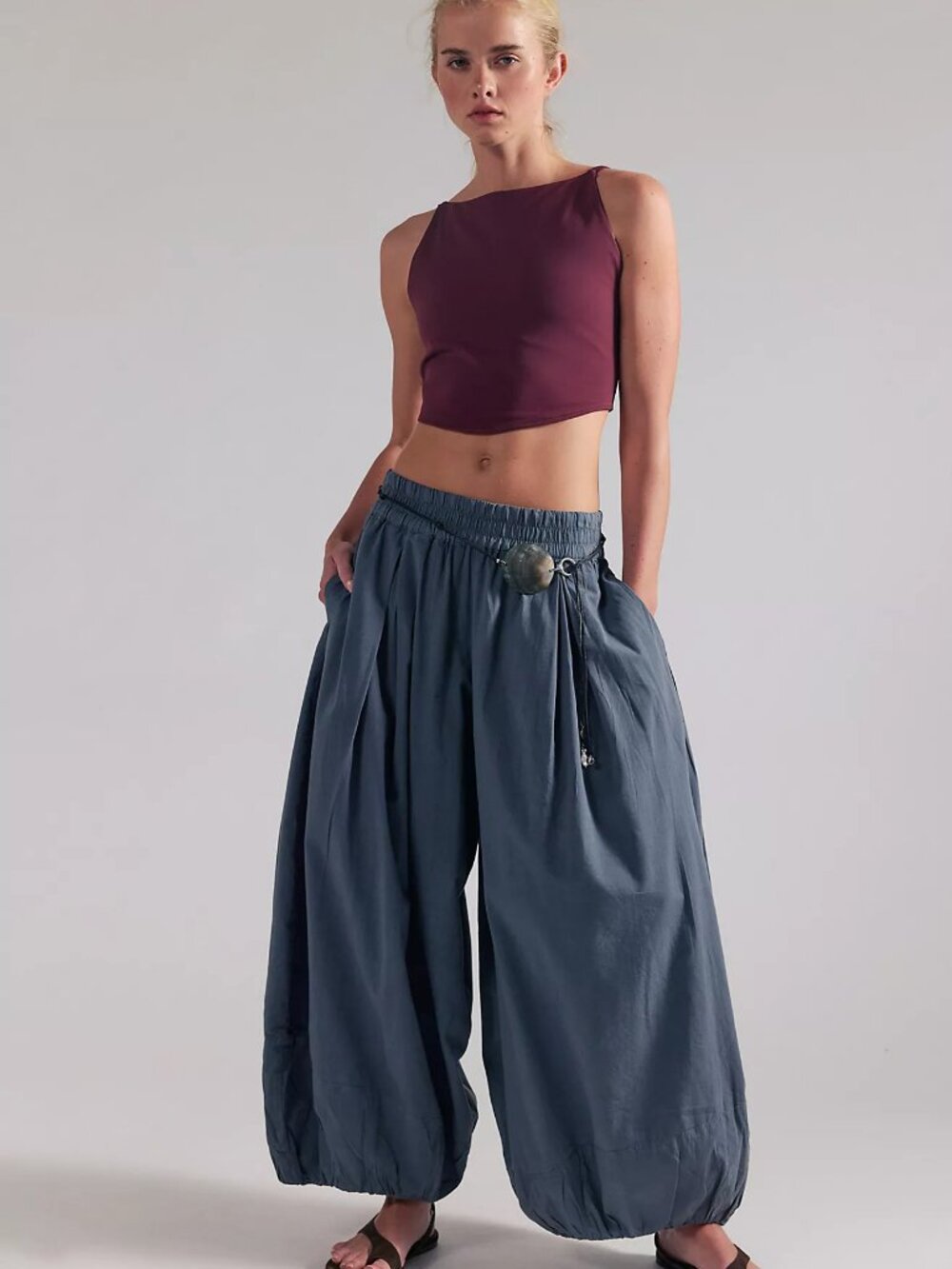 Moonflower Pull-On Balloon Pants